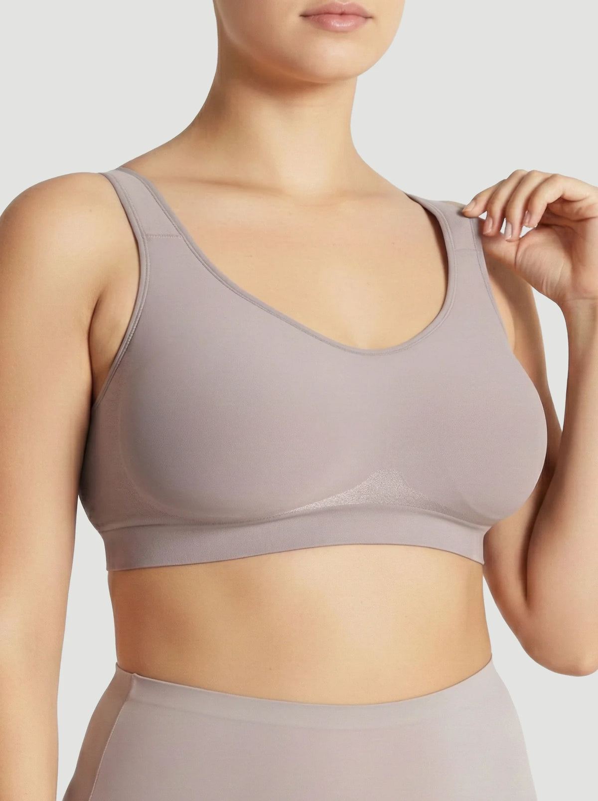 2-Pack Adjustable Wire Free Shaper Bra (Cups A-FF) + FREE Bra Extender