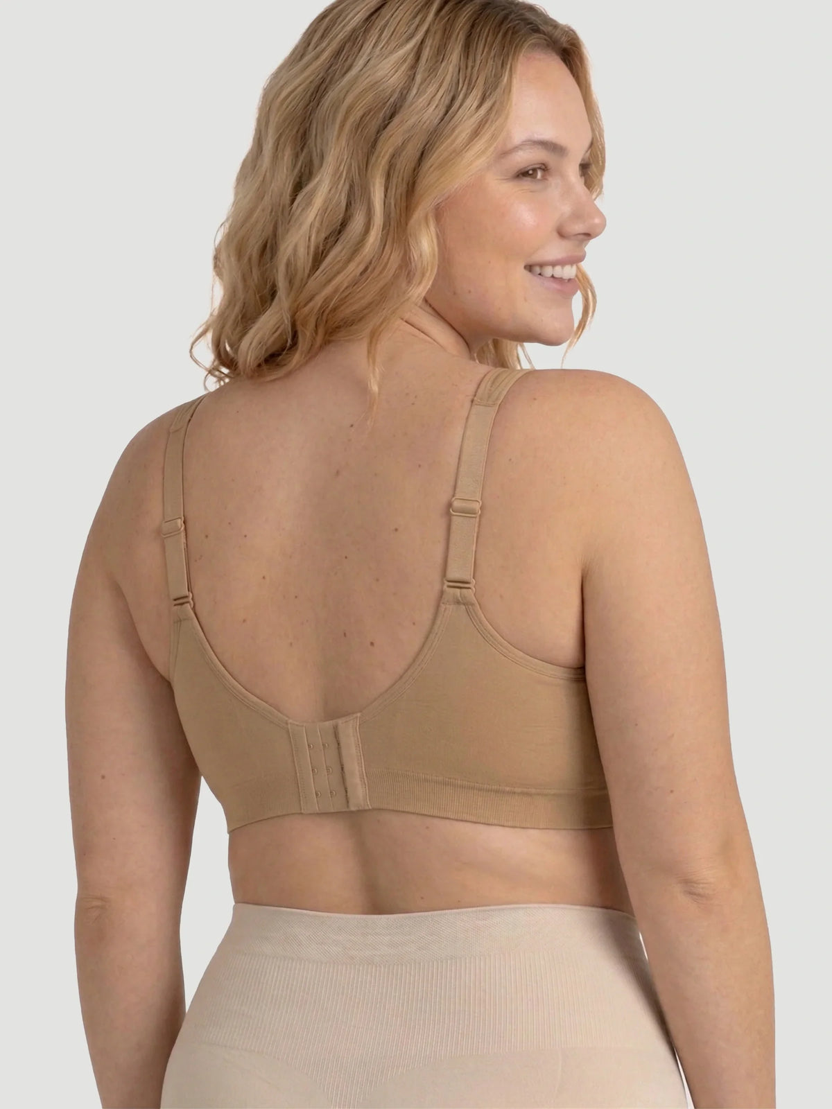 2-Pack Adjustable Wire Free Shaper Bra (Cups A-FF) + FREE Bra Extender
