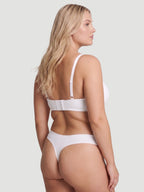 Mid Waist Seamless Bonded Thong Underwear