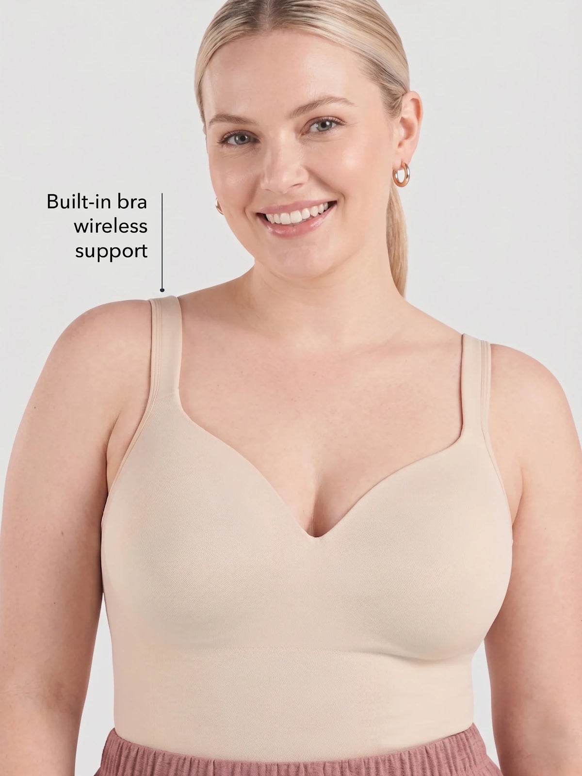 Ultimate Comfort Built-In Bra Shaper Cami