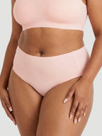 High Waist Seamless Bonded Brief Underwear