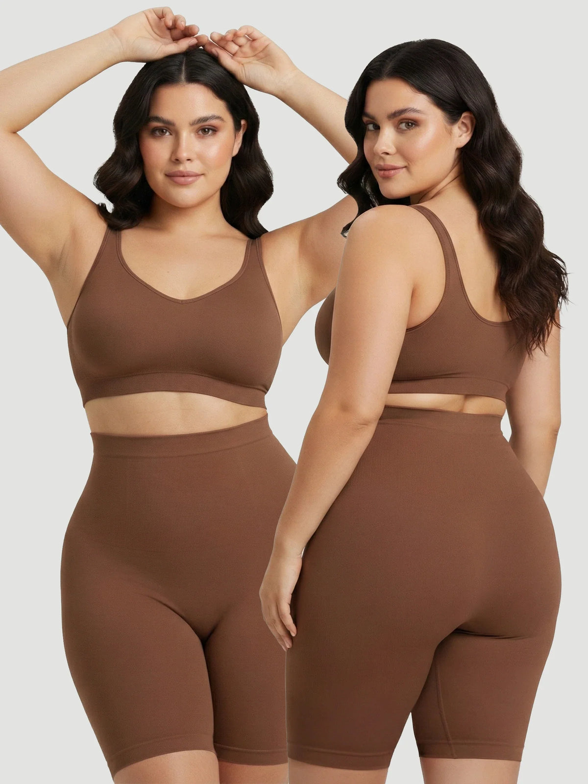 2-Pack High Waisted Shaping Shorts